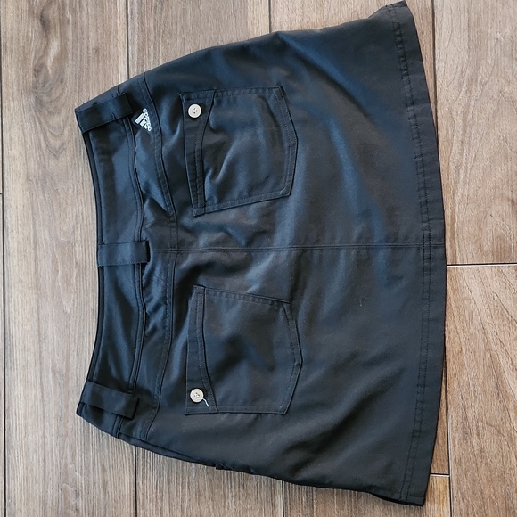 Adidas Clima Cool Black Golf Skirt Pockets 4 - Picture 5 of 5